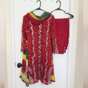 Pakistani 3 piece fancy dress